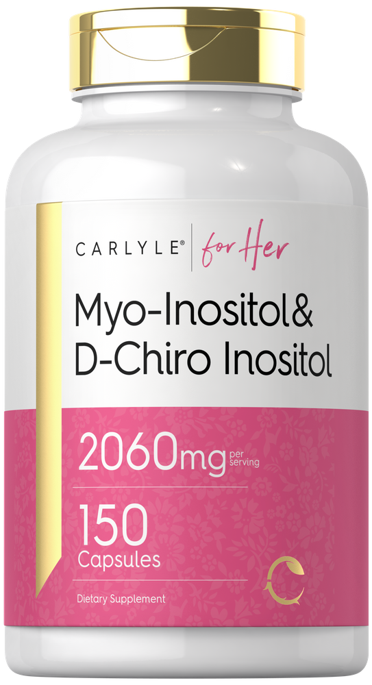 Myo-Inositol & D-Chiro Inositol 2060mg per serving | 150 Capsules
