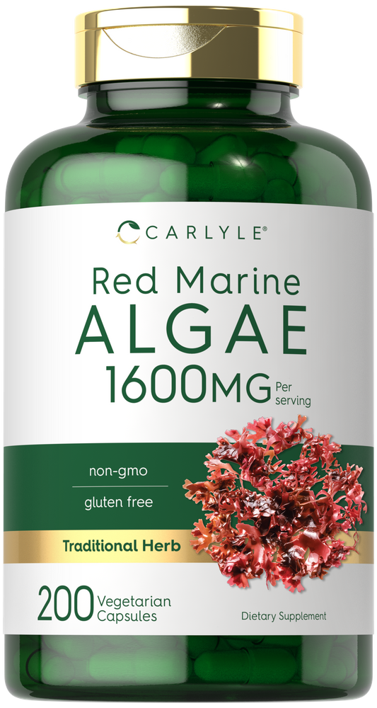 Algues Marines Rouges 1600mg par portion | 200 Capsules