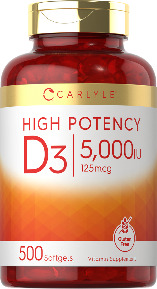 Vitamin D-3 5000IU | 500 Softgels