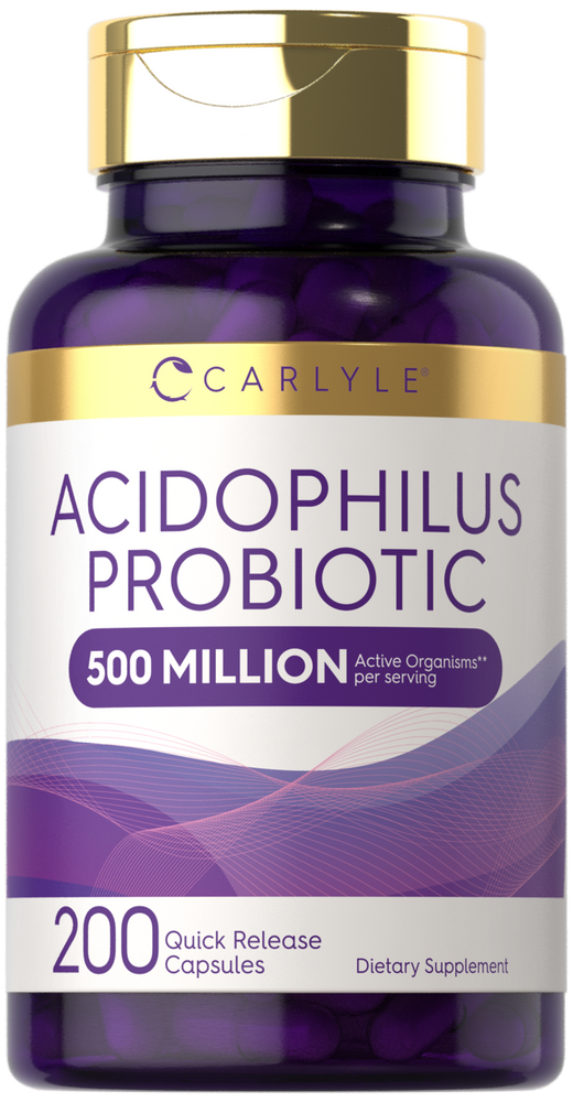 Probiótico Acidophilus 500 Millones de UFC | 200 Cápsulas