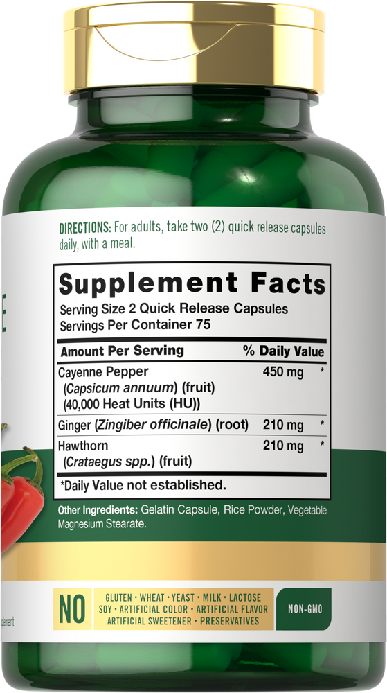 Cayenne Pepper | 150 Capsules
