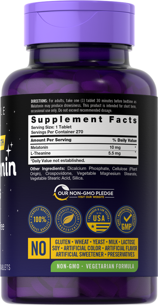 Melatonin 10mg | 270 Tabletten