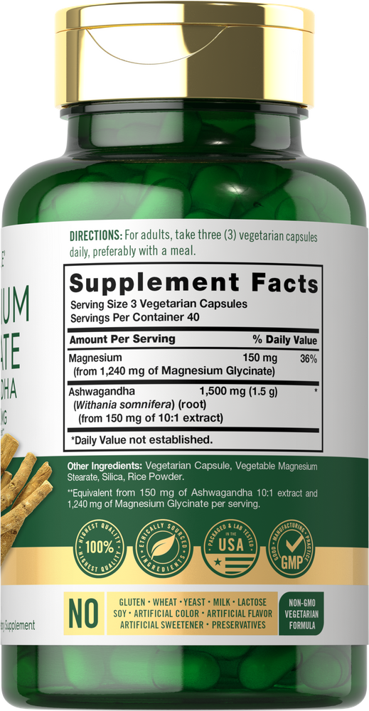 Magnesium Glycinate Complex | 120 Capsules