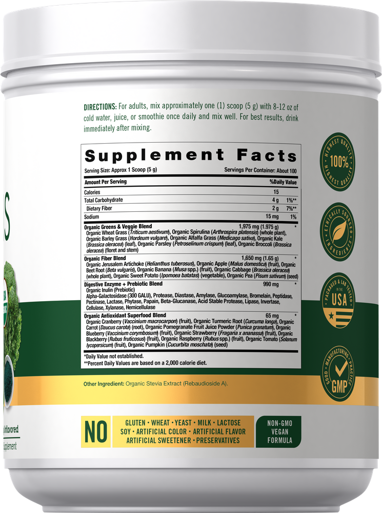 Bio-Greens-Pulver | 500 g