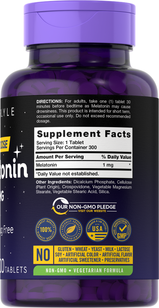 Melatonina 1mg | 300 Comprimidos