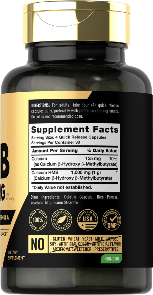 HMB 1000mg per serving | 120 Capsules