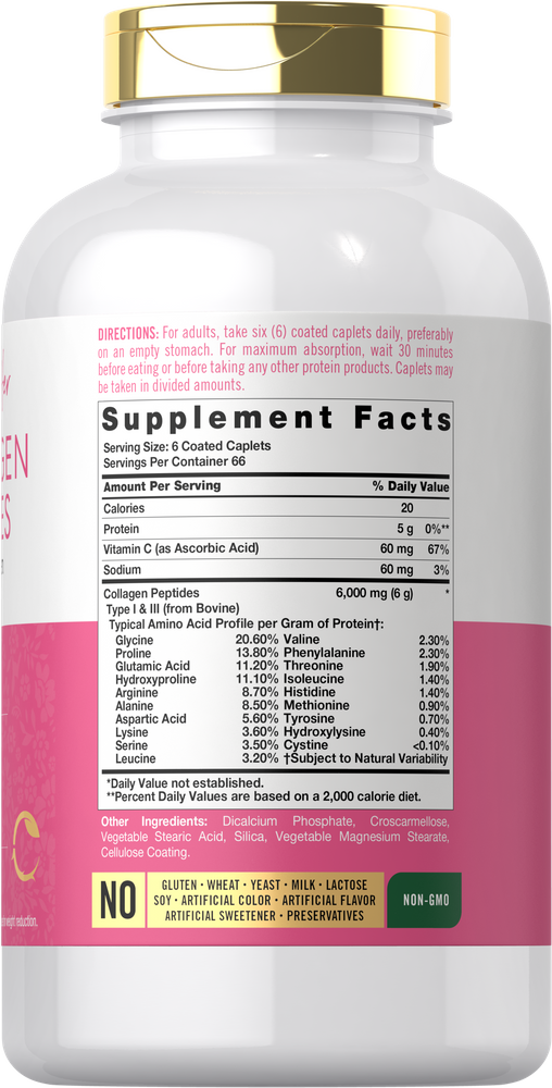 Kollagenpeptide mit Vitamin C | 400 Tabletten