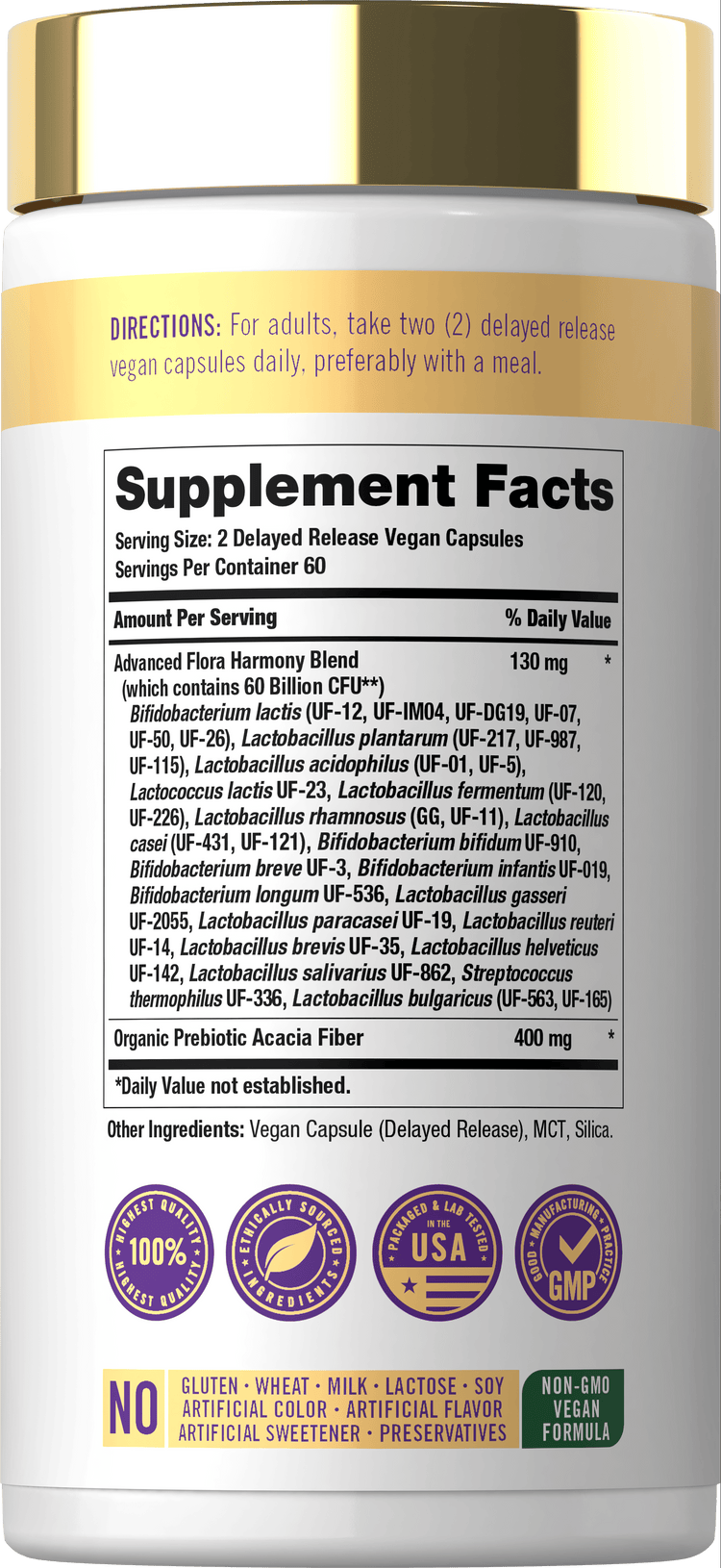Probiotics for Women and Men | 60 Billion CFU