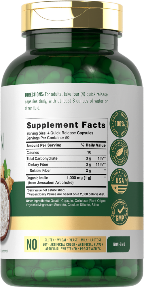 Inulin | 200 Capsules