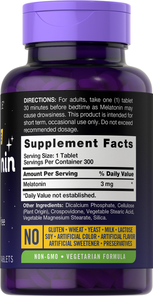 Melatonin 3mg | 300 Tablets