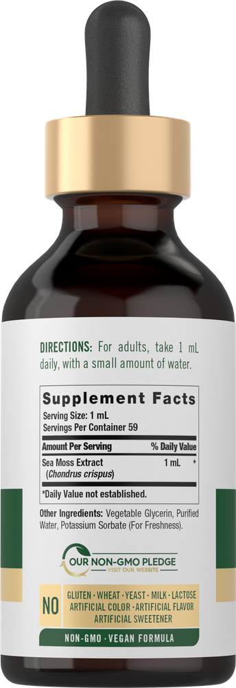 Sea Moss Liquid Drops | 2 Fl Oz