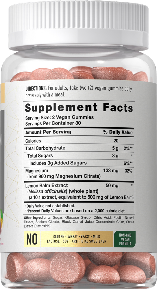 Magnesium Citrate 960mg per serving | 60 Gummies