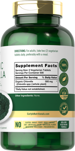 Load image into Gallery viewer, Chlorella 500mg | 1000 Tablets
