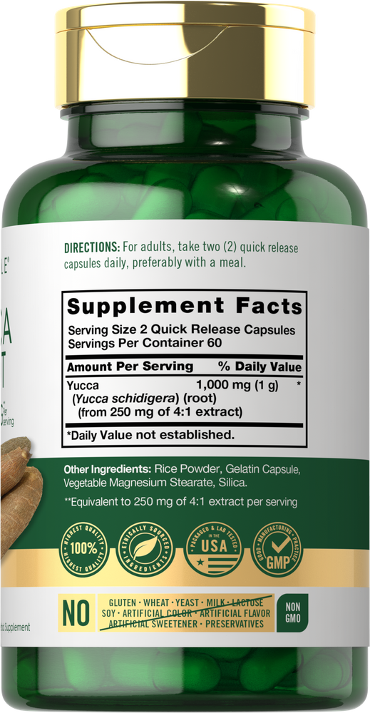 Yucca Root | 120 Capsules