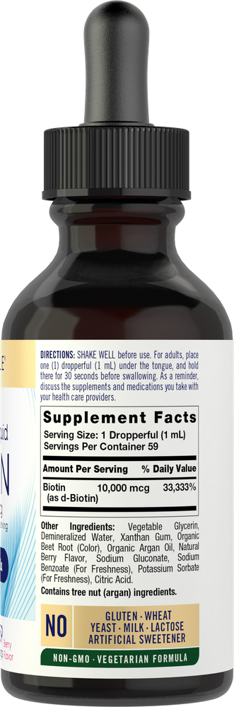 Biotin 10000mcg | 2oz Liquid