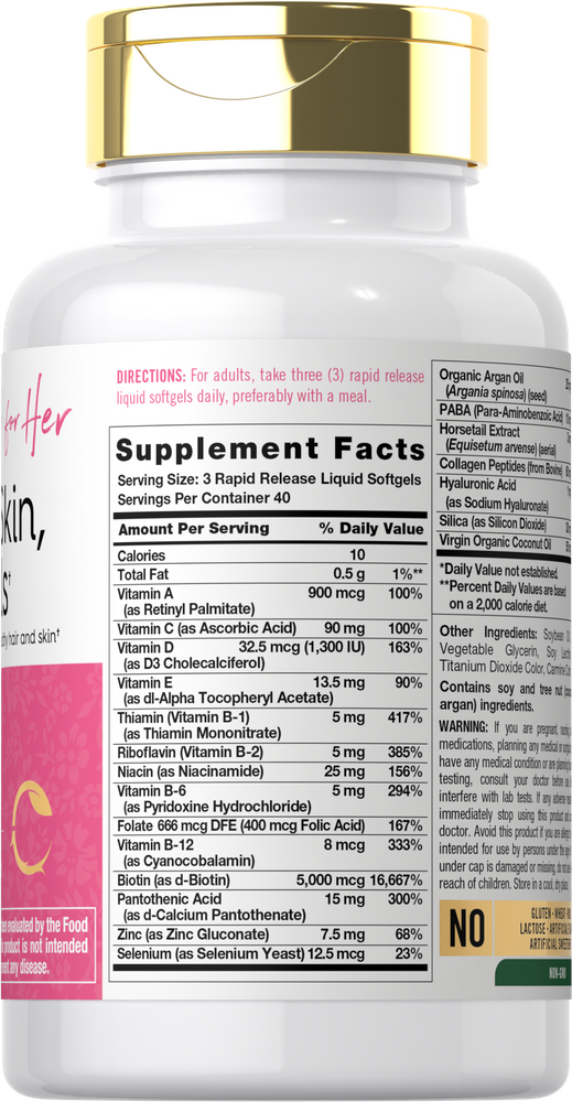 Hair, Skin & Nails | 120 Softgels