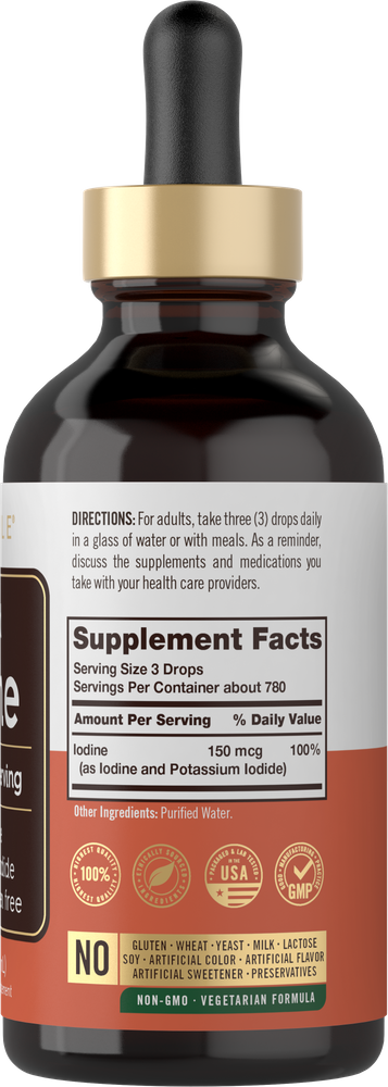 Jod 150mcg | 4oz Flüssige Tropfen