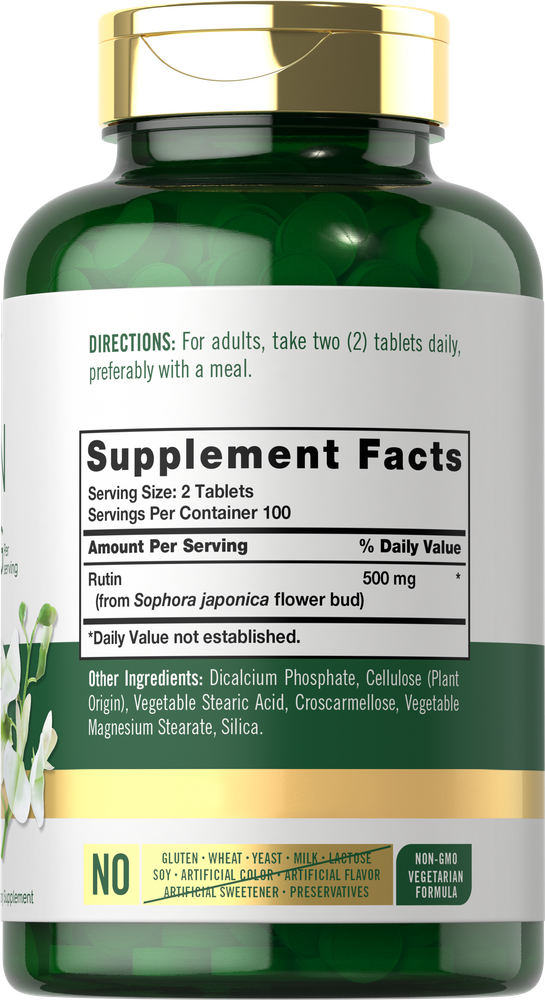 Rutin 500mg | 200 Caplets