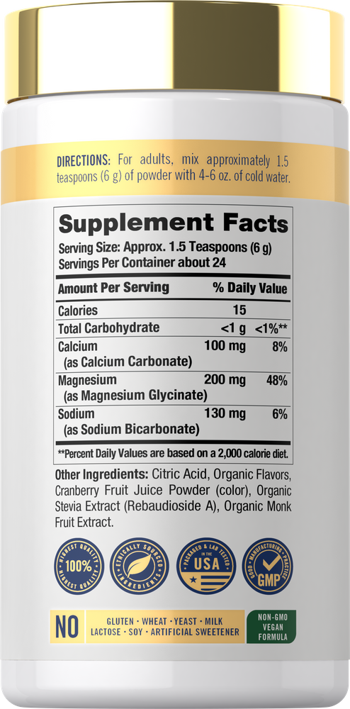 Magnesium Glycinate Powder | 5 oz Drink Mix