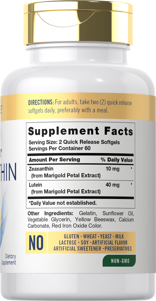 Zeaxanthin 10 mg pro Portion | 120 Weichkapseln