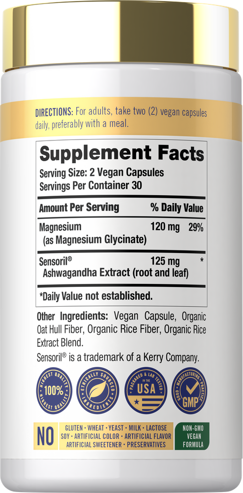 Cortisol Supplement | 60 Vegan Capsules