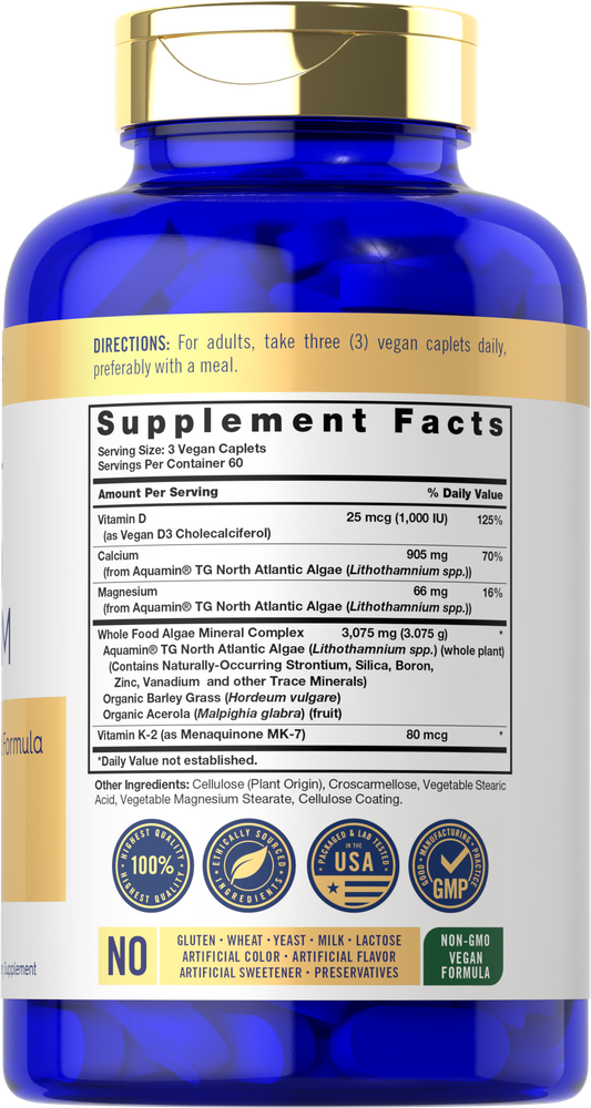 Calcio de Plantas | 180 Tabletas