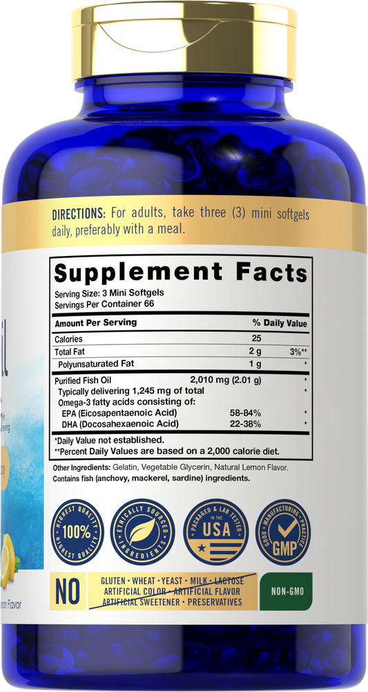 Omega-3 2010mg per serving | 200 Softgels