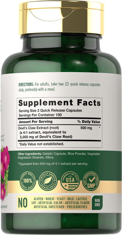 Teufelskralle 2000mg pro Portion | 200 Kapseln