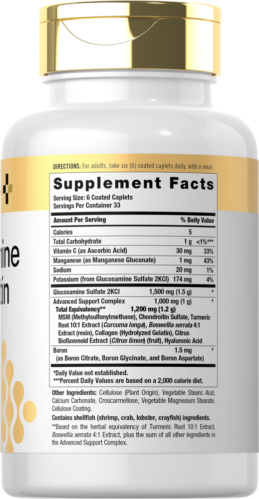 Glucosamin Chondroitin Kurkuma MSM | 200 Tabletten