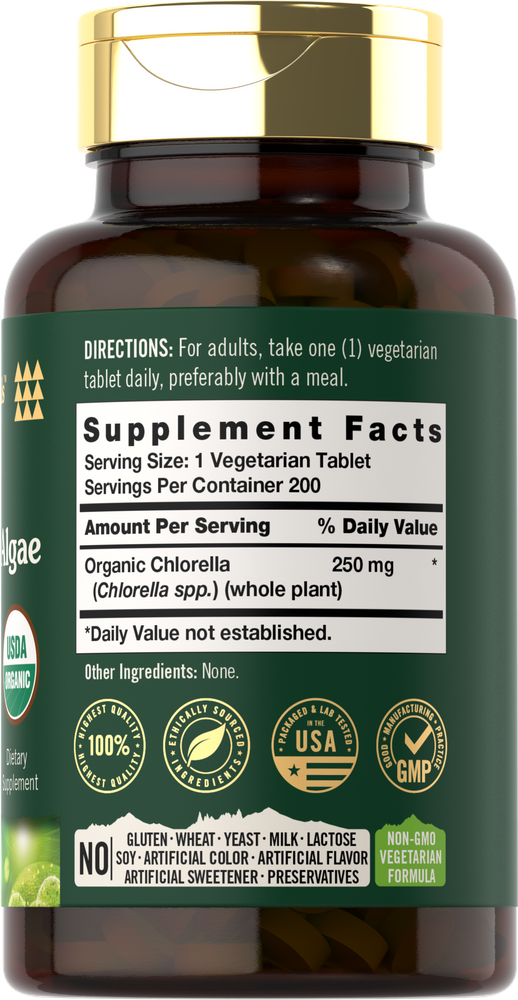 Chlorella Blue Green Algae 250mg | 200 Tablets