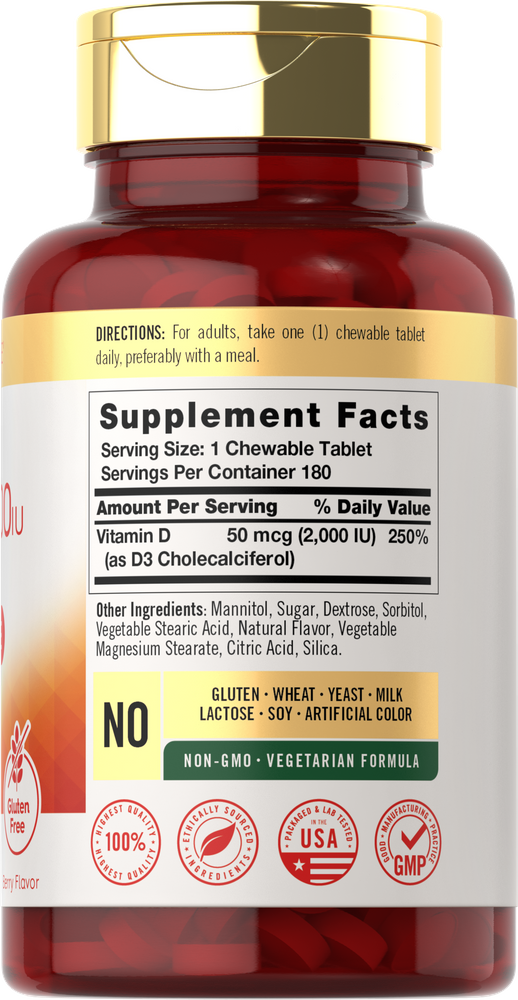 Vitamina D-3 2000UI | 180 Compresse