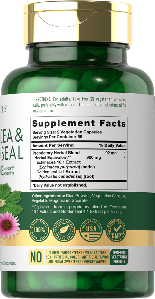 Equinácea Sello de Oro | 110 Cápsulas