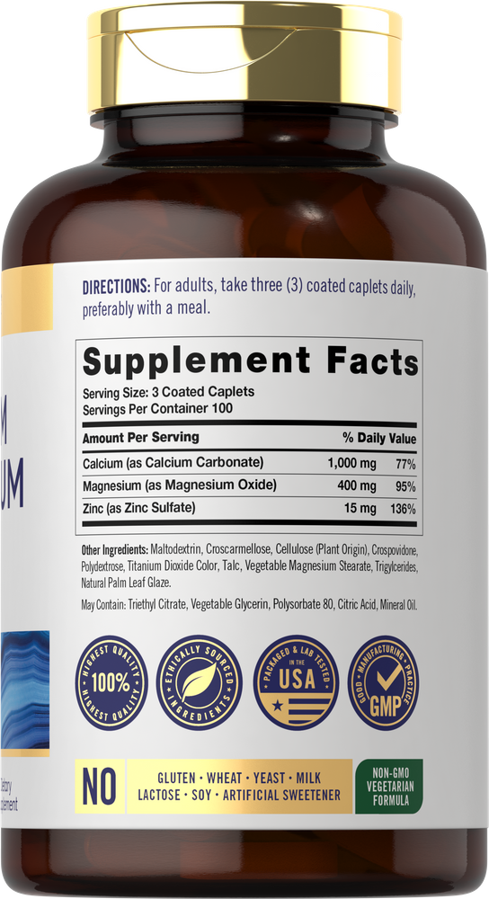 Kalzium Magnesium Zink | 300 Tabletten