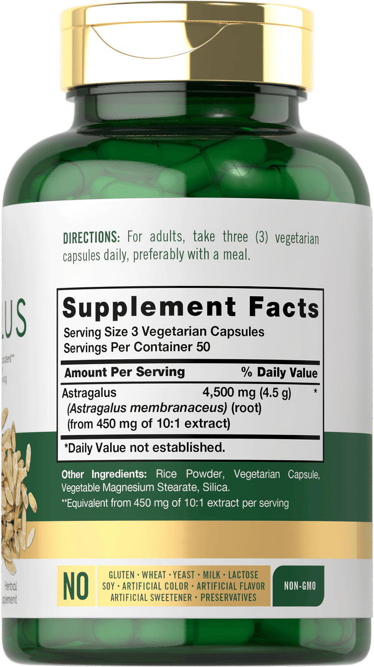 Raíz de Astragalus | 150 Cápsulas