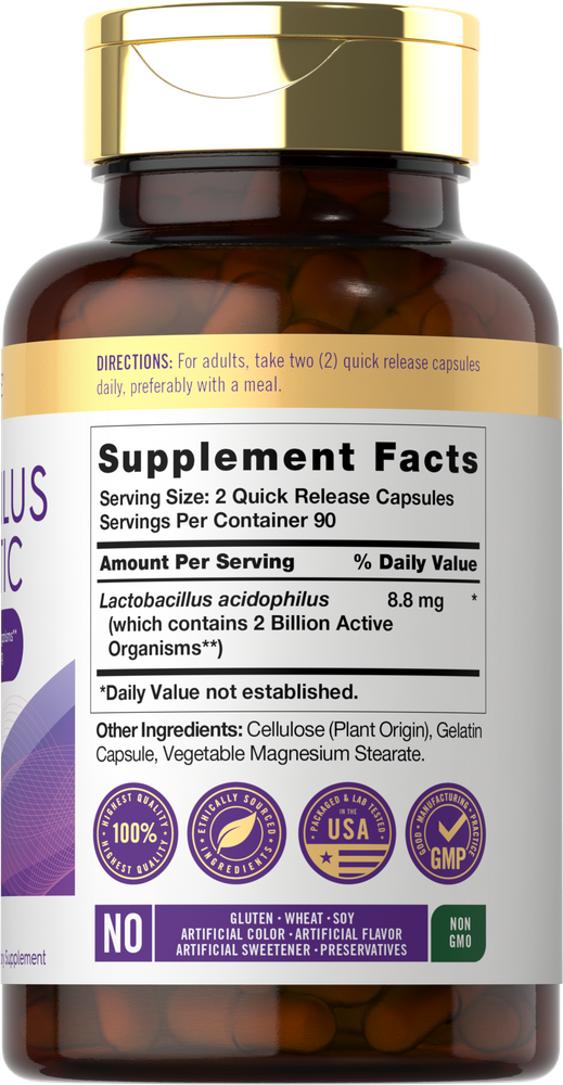 Probiotique 2 Milliards d'UFC | 180 Capsules