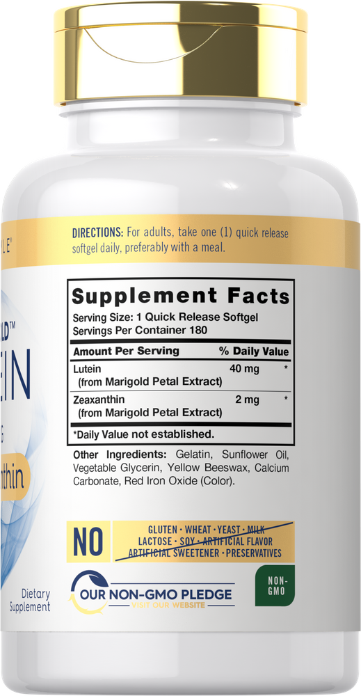 Lutein & Zeaxanthin | 180 Softgels