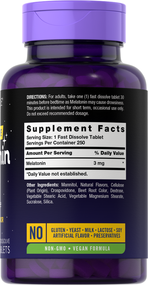 Melatonin 3mg | 250 Tabletten