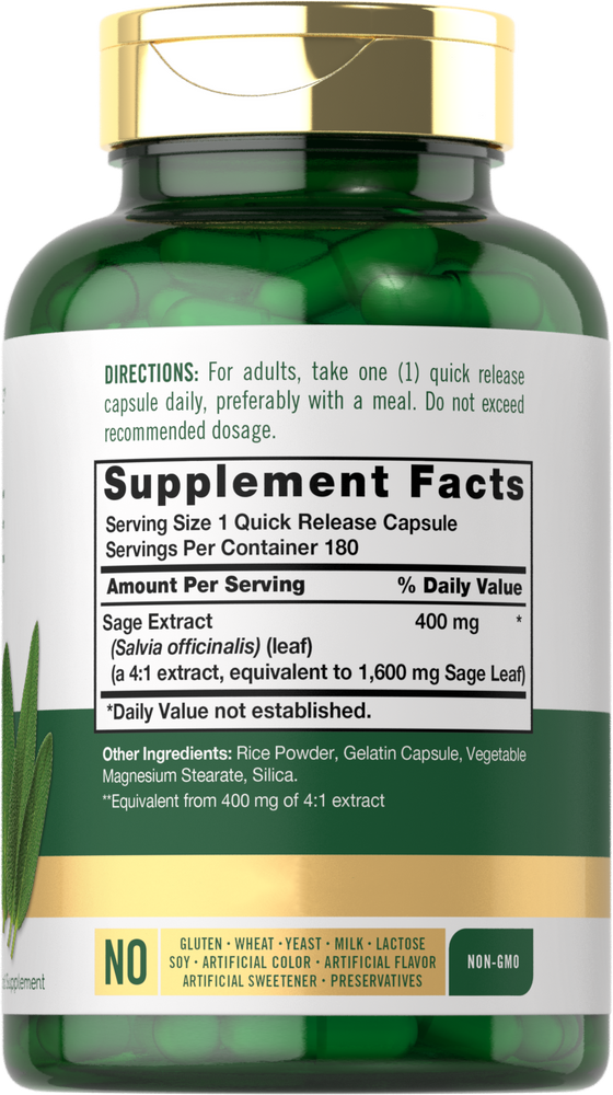 Salvia 1600mg | 180 Capsule