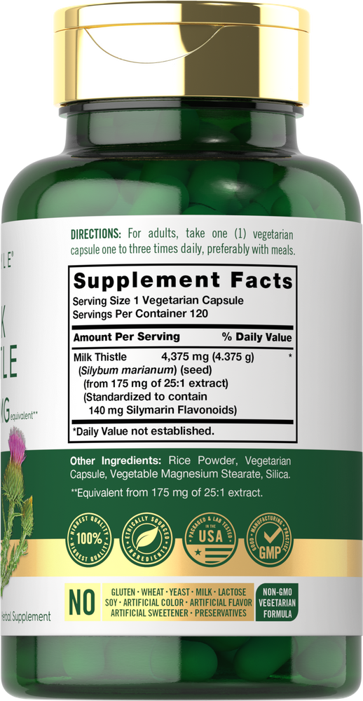 Milk Thistle | 120 Capsules
