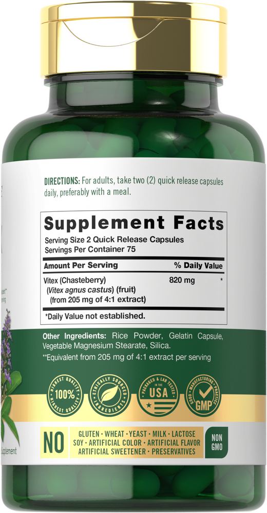 Vitex 820mg | 150 Capsules