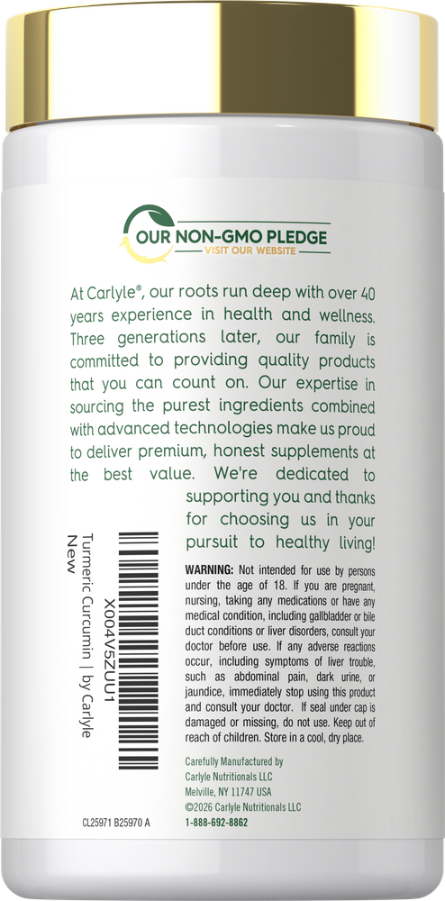 Turmeric Curcumin | 60 Softgels