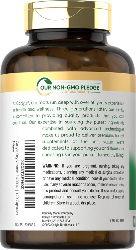 Vitamin E 400 IE | 120 Kapseln