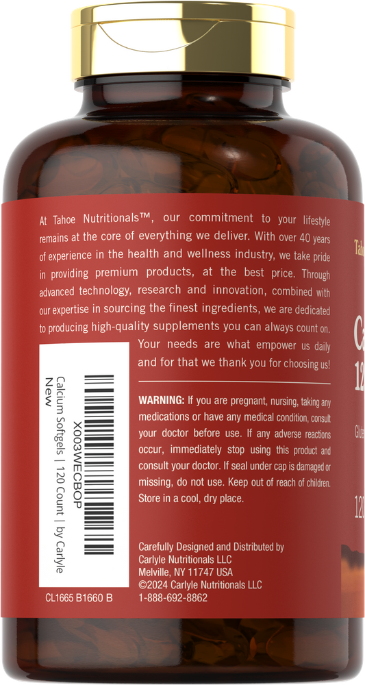 Calcium with Vitamin D-3 | 120 Softgels