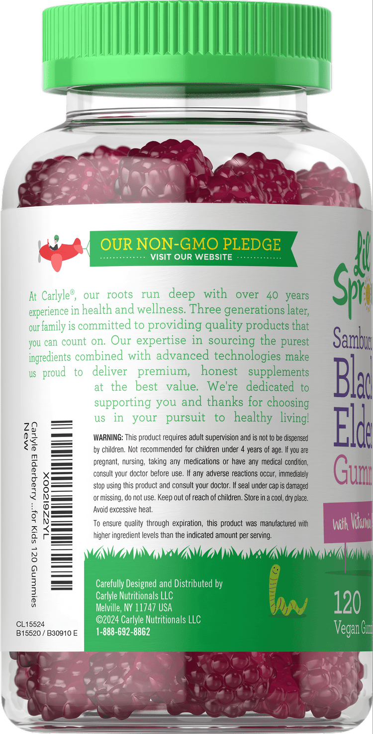Elderberry Complex for Kids | 120 Gummies