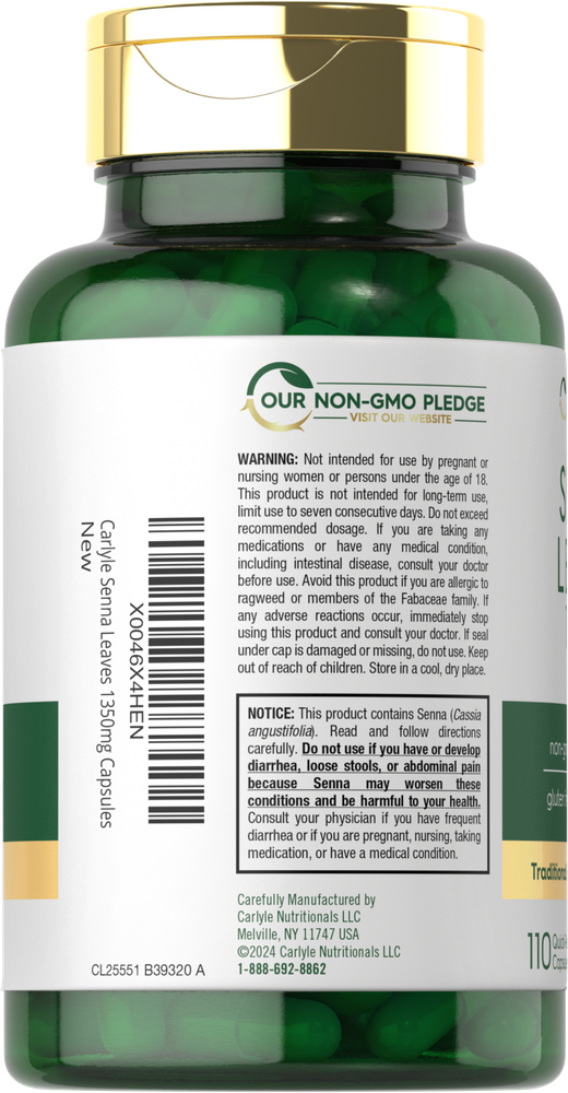 Senna Leaves | 1350 mg