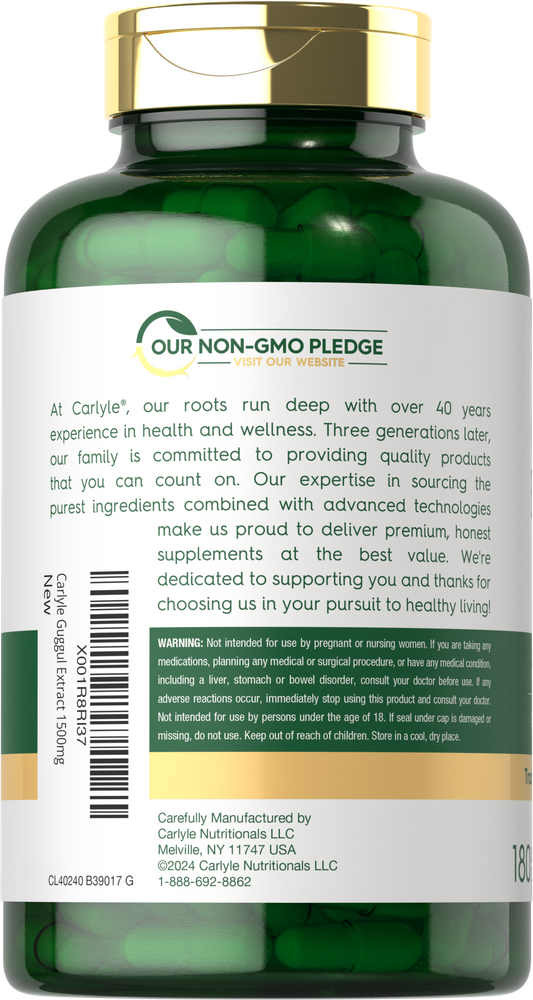 Guggul Extract | 180 Capsules