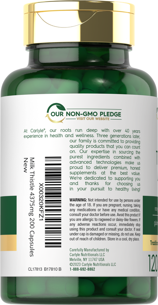 Cardo Mariano 4375mg | 120 Capsule