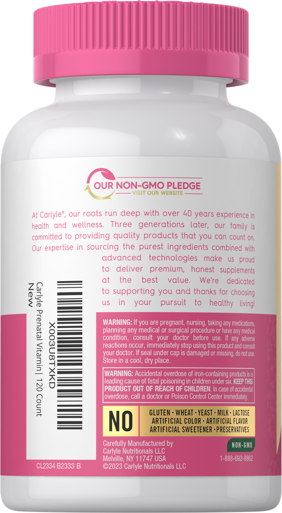 Vitamine e Minerali Prenatali | 120 Capsule