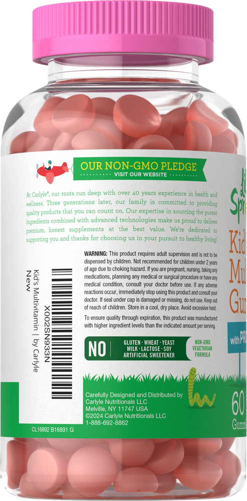 Multivitamínico com Probióticos para Crianças | 60 Gomas