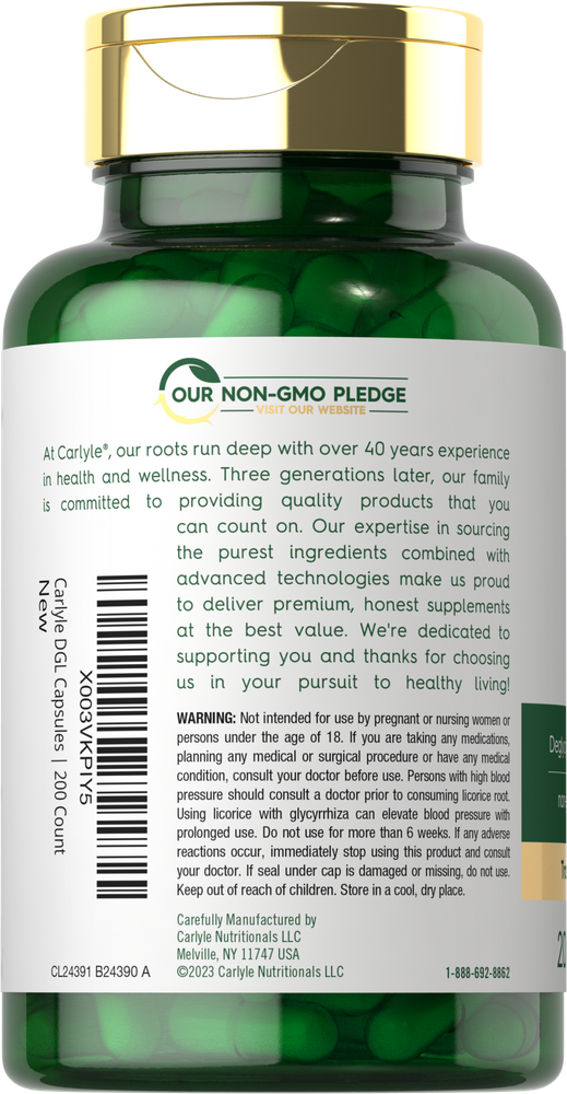 DGL 4000mg | 200 Cápsulas